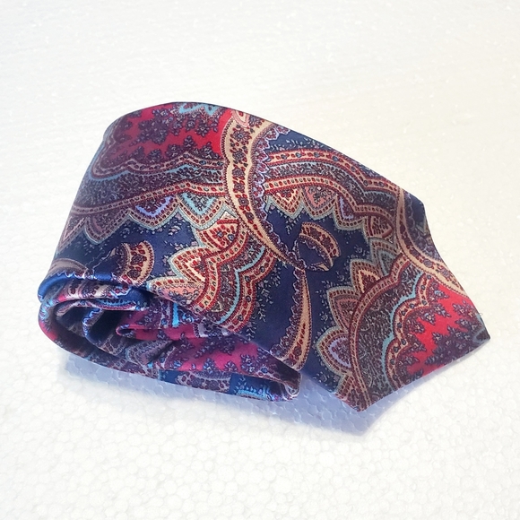 Vintage Christian Dior All Silk Blue Tie WPL 125. - Picture 4 of 10